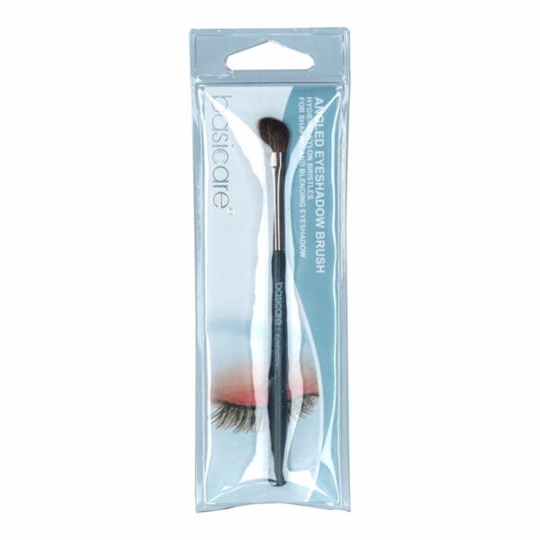 Brocha Angular Para Sombras BASICARE Con Mango Ergonómico De 13Cm