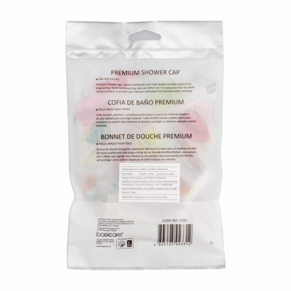 Gorro De Cabello Para Ducha BASICARE Unidad - Imagen 2