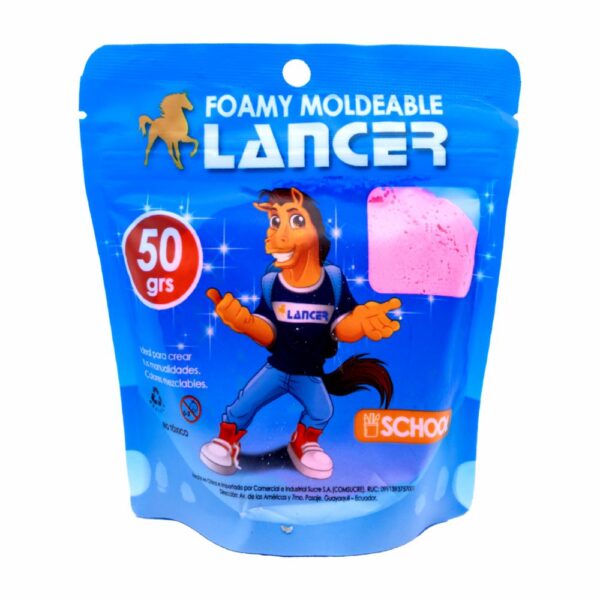 Foamy Moldeable Color Rosado LANCER 50 G
