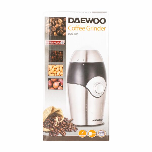 Molino De Café Plateado Modelo DCG362 DAEWOO 150 Watts - Imagen 3