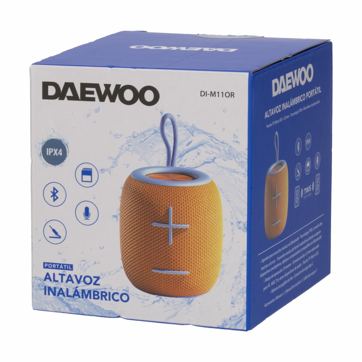 Parlante Portátil DI-M11 IPX4 DAEWOO Naranja - Imagen 3