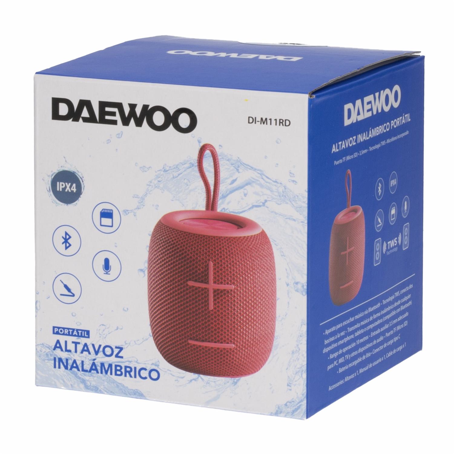 Parlante Portátil DI-M11 IPX4 DAEWOO Rojo - Imagen 3