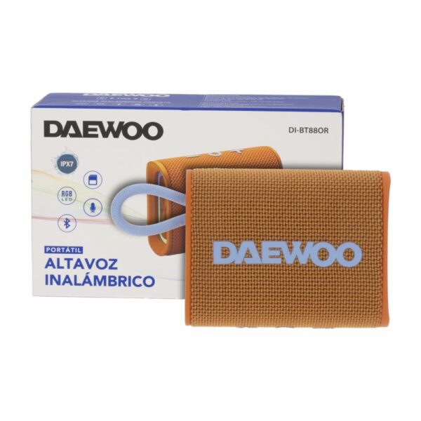 Parlante Portátil DI-BT88 DAEWOO Naranja - Imagen 2