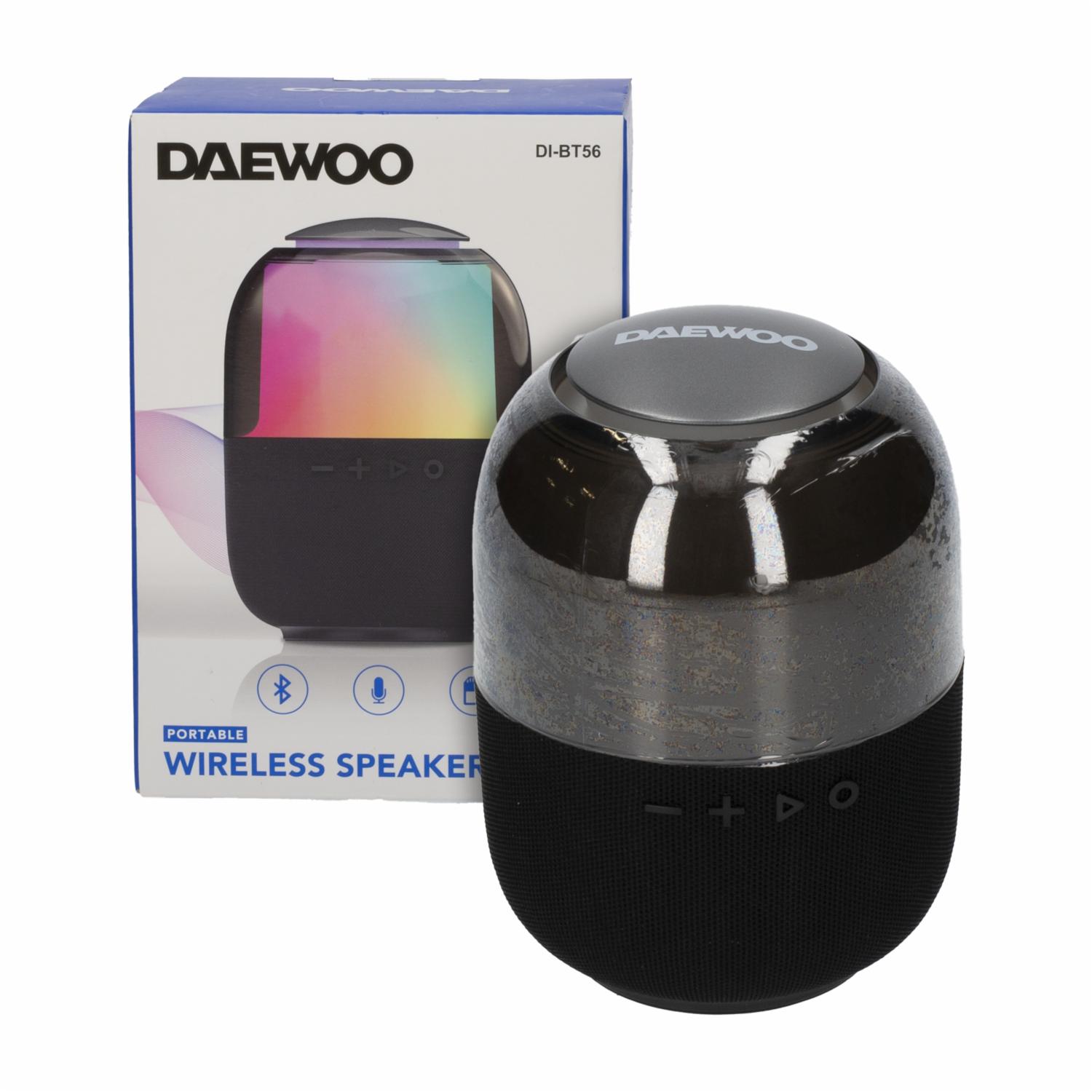 Parlante DI-BT56 TWS Iluminación Multicolor DAEWOO Negro