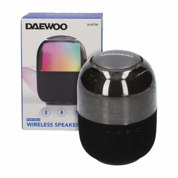 Parlante DI-BT56 TWS Iluminación Multicolor DAEWOO Negro - Imagen 2