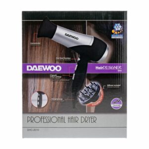 Secador De Cabello 2 Velocidades 1600 Watts DAEWOO DHC2010