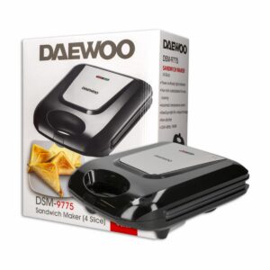 Sanduchera Capacidad Para 4 Panes Modelo DSM9775 DAEWOO 120V
