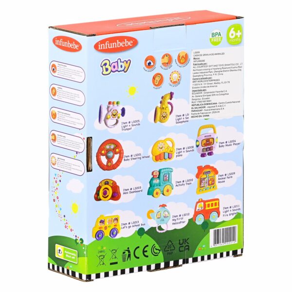Juguete Mi Primera Granja Musical INFUNBEBE Para Bebé - Imagen 2