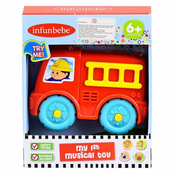 Juguete Camión De Bomberos Musical INFUNBEBE Para Bebé