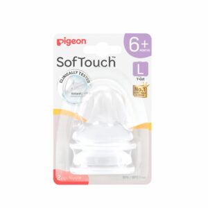 Chupón Peristáltico Boca Ancha Talla L PIGEON X 2 Uds