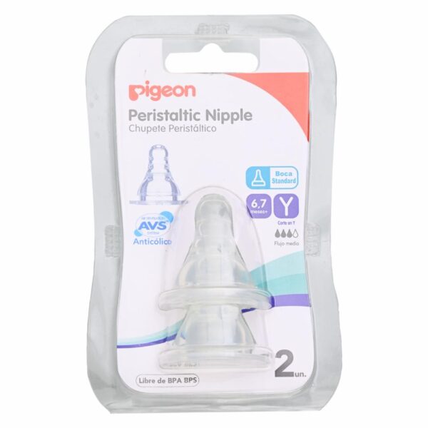 Chupones Peristálticos Pigeon M PIGEON X 2 Uds