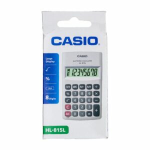 Calculadora De Bolsillo 8 Dígitos Color Blanco CASIO 11869 518Mm