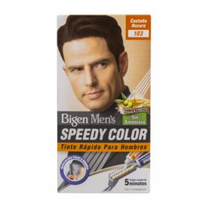 Tinte Para Cabello En Crema Sin Amoníaco N° 103 Castaño Oscuro BIGEN MEN´S 1 Kit + Peine