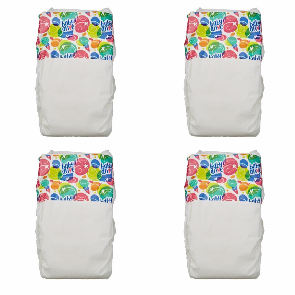 Set De Pañales Para Muñeca BABY ALIVE 4 Piezas - Imagen 2