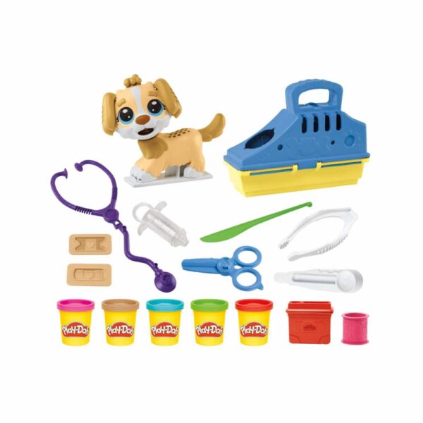 Set De Juego Veterinaria Tienda De Mascotas PLAY DOH 17 Piezas - Imagen 2