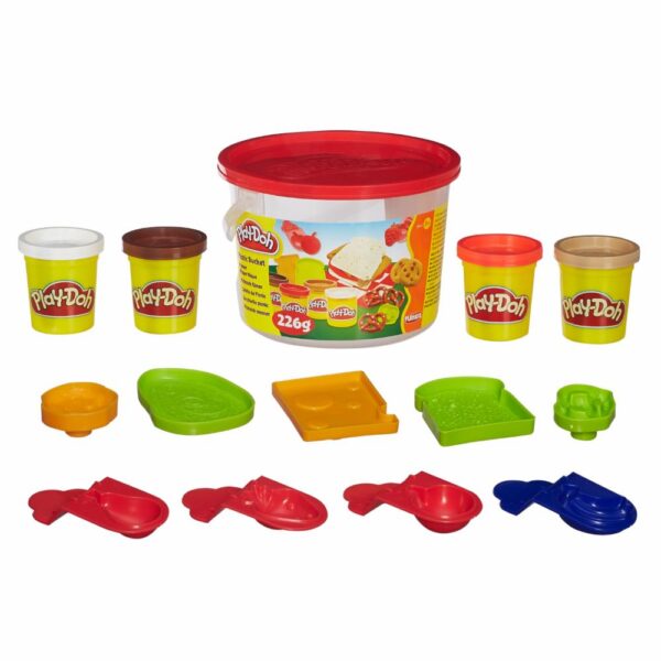 Mini Set Balde Play Doh HASBRO INC. Incluye 3 Colores Y Accesorios - Imagen 3
