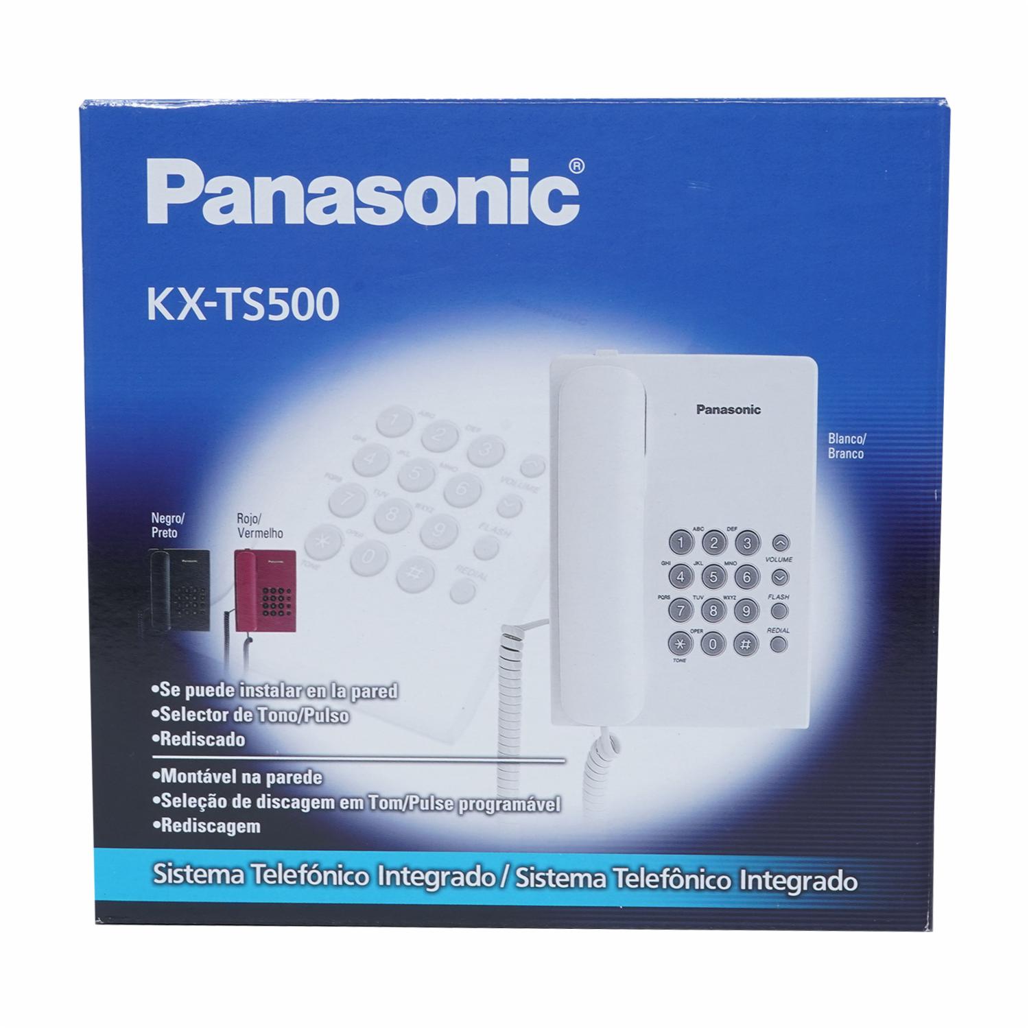 Teléfono Negro PANASONIC Alámbrico - Imagen 2