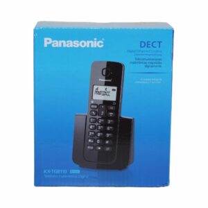 Teléfono Negro PANASONIC Inalámbrico