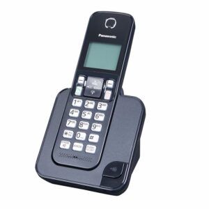 Teléfonos Negros Clásicos PANASONIC Inalámbrico