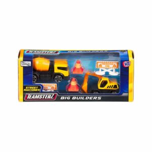 Juego Vehículos De Construcción TEAMSTERZ 6 Piezas