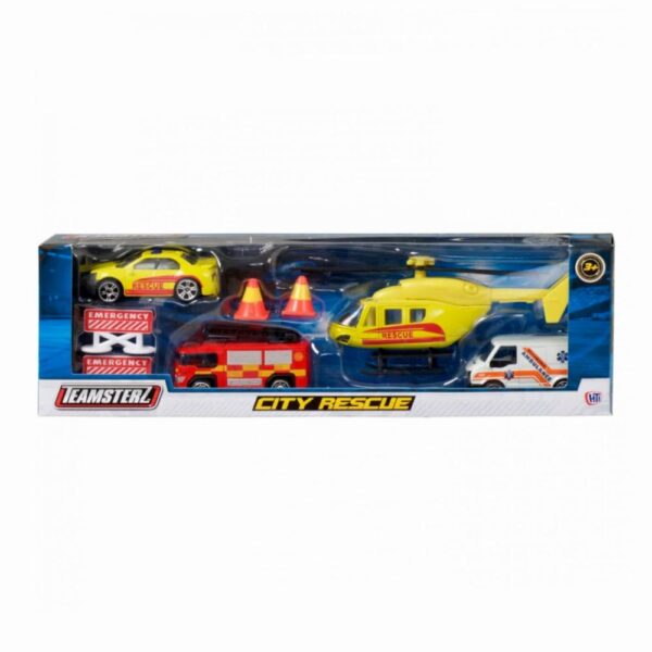 Set De Rescate Modelos Surtidos TEAMSTERZ 7 Piezas