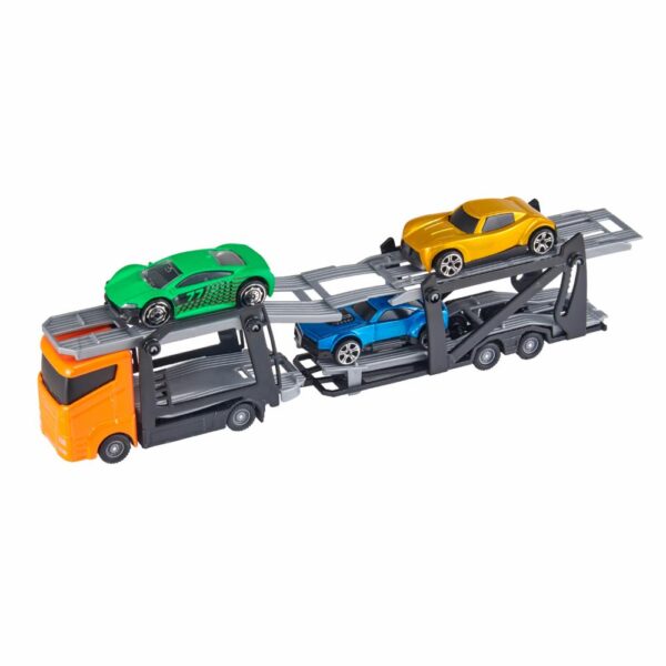 Camión Transportador TEAMSTERZ Incluye 3 Carros - Imagen 2