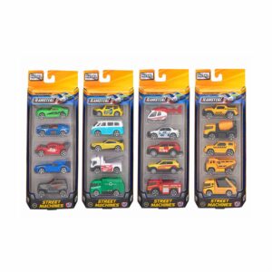 Set De 5 Vehículos Metálicos TEAMSTERZ Modelos Surtidos