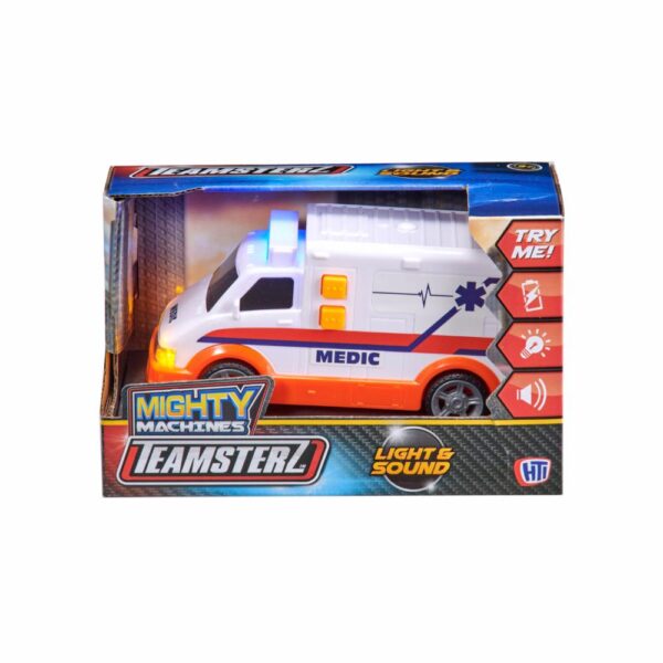 Ambulancia Con Luz Y Sonido TEAMSTERZ Para Niños