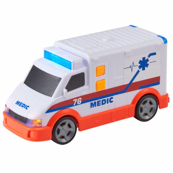 Ambulancia Con Luz Y Sonido TEAMSTERZ Para Niños - Imagen 2