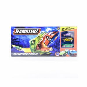 Pista Dino Attack TEAMSTERZ Incluye 3 Vehículos