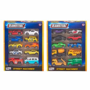 Set De 10 Vehículos Básicos TEAMSTERZ Modelos Surtidos