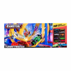 Pista Turbo Twister TEAMSTERZ Incluye 5 Vehículos