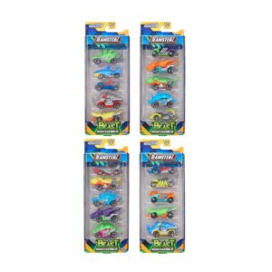 Set De 5 Vehículos Beast Machine TEAMSTERZ Modelos Surtidos