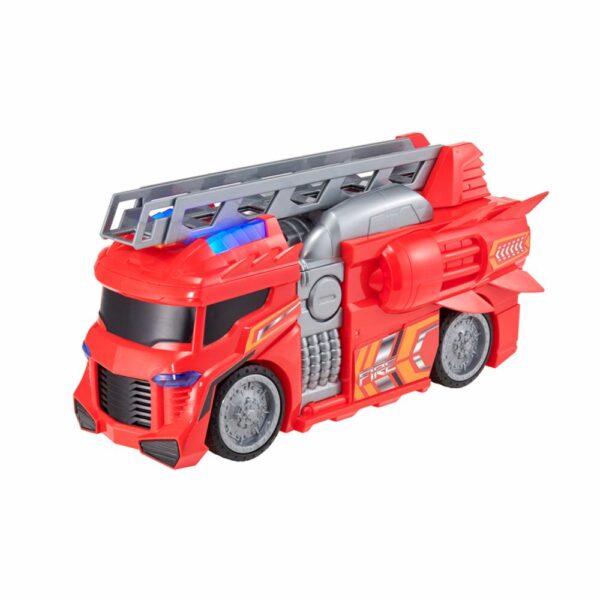 Camión De Bomberos TEAMSTERZ Con Luz y Sonido - Imagen 2