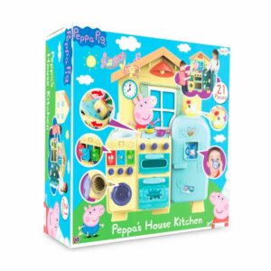 Cocina Tipo Casa PEPPA PIG Incluye 21 Accesorios