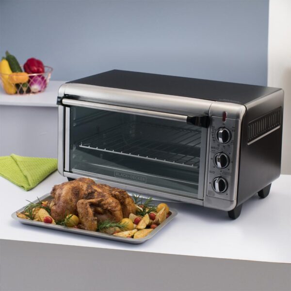 Horno Tostador Con Sistema De Convección Hornea, Asa Y Tuesta BLACK & DECKER 26 Litros - Imagen 3