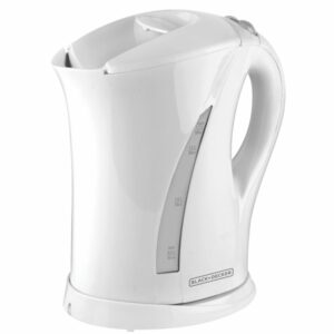 Hervidor De Agua Eléctrico Blanco De 1,7 Litros BLACK & DECKER 1500 Watts