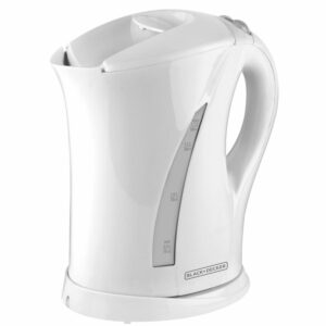 Hervidor De Agua Eléctrico Blanco De 1,7 Litros BLACK & DECKER 1500 Watts