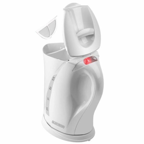 Hervidor De Agua Eléctrico Blanco De 1,7 Litros BLACK & DECKER 1500 Watts - Imagen 2
