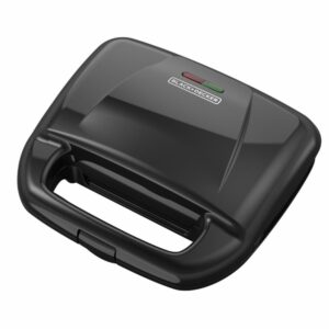 Waflera Eléctrica Negra BLACK & DECKER 700 Watts