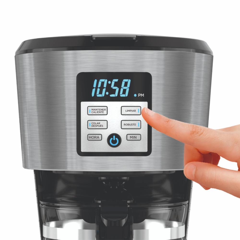Cafetera Programable Con Filtro Y Jarra De Vidrio CM1331S-LA BLACK & DECKER 12 Tazas - Imagen 3