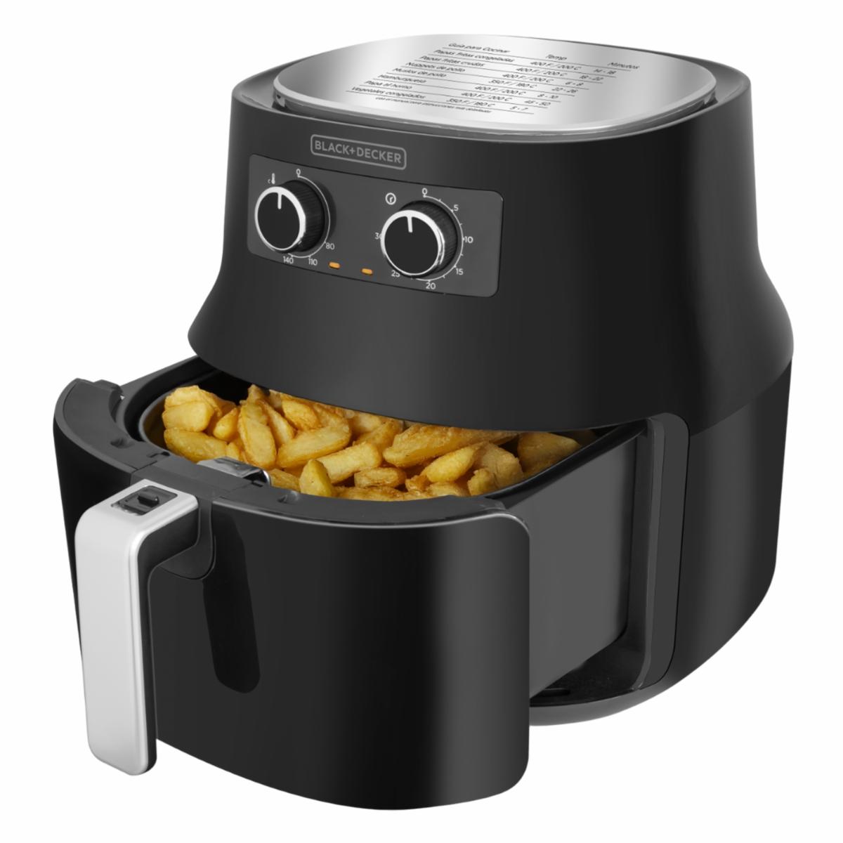 Air Fryer 400 Watts Manual HF3003B BLACK & DECKER 3,5 Litros