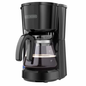 Cafetera Eléctrica Con Filtro Y Jarra De Vidrio CM0701B BLACK & DECKER 5 Tazas