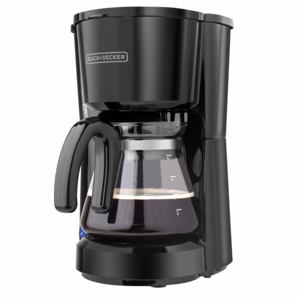 Cafetera Eléctrica Con Filtro Y Jarra De Vidrio CM0701B BLACK & DECKER 5 Tazas