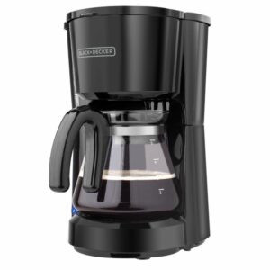 Cafetera Eléctrica Con Filtro Y Jarra De Vidrio CM0701B BLACK & DECKER 5 Tazas