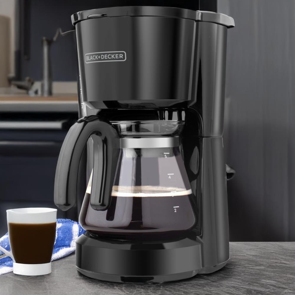 Cafetera Eléctrica Con Filtro Y Jarra De Vidrio CM0701B BLACK & DECKER 5 Tazas - Imagen 3