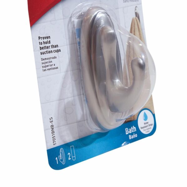 Ganchos De Metal Para Baño 3M x 4 Piezas - Imagen 2