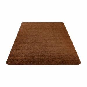 Alfombra De Área Unicolor Diseño Hamilton Chocolate NIKOTEX 160 Cm X 240 Cm