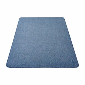Alfombra De Área Jaspe Diseño Berlín Azul NIKOTEX 133 Cm X 190 Cm