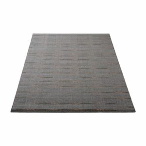Alfombra De Área Diseño Lanit Gris Claro NIKOTEX 120 Cm X 170 Cm